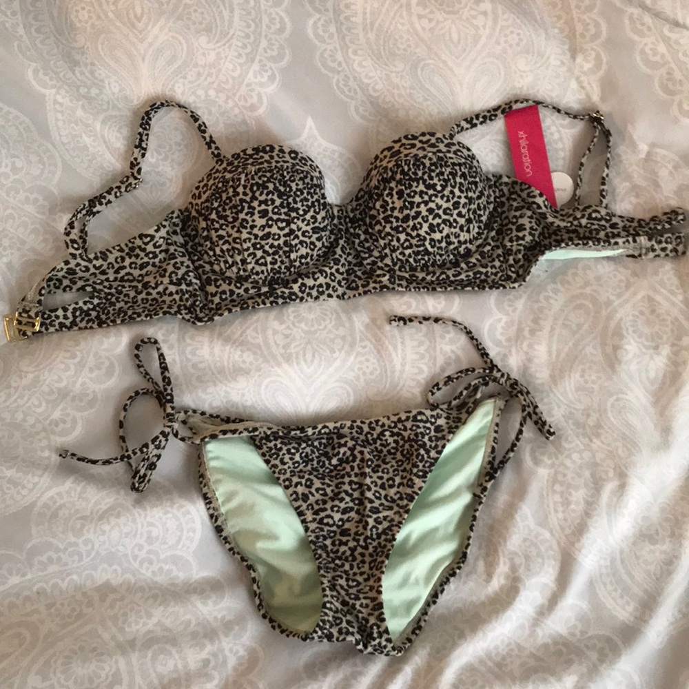 Cheetah print bikini